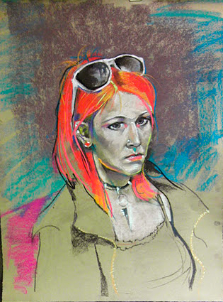 Portrait of Erica, an Artist