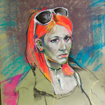 Portrait of Erica, an Artist