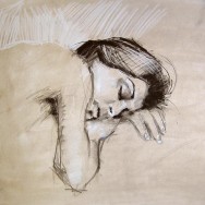 Innocence, 18x24, Charcoal on Paper, June 2011