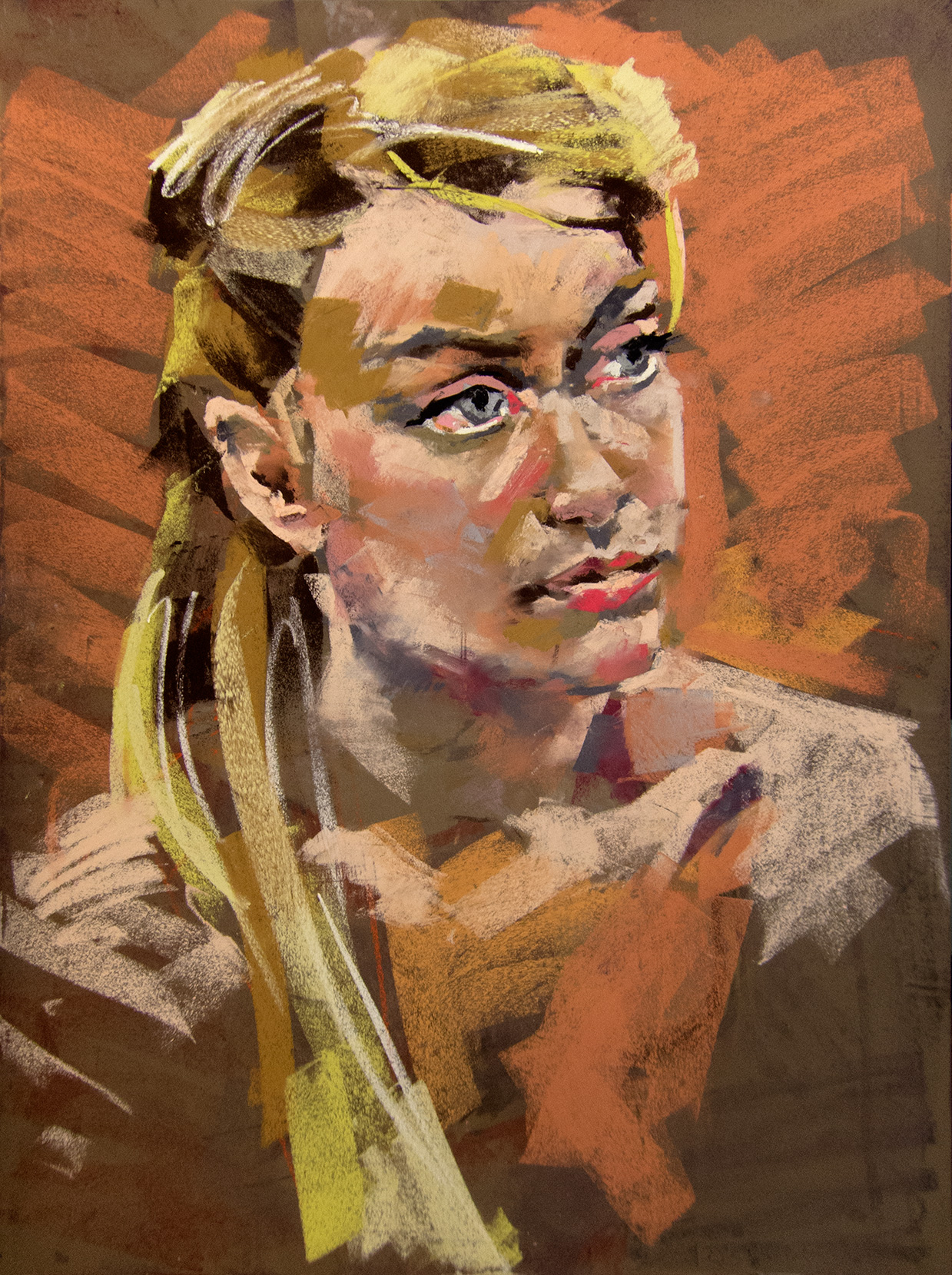 Portrait of Kay, 16x20, Soft Pastel on Board, 9/3/2012
