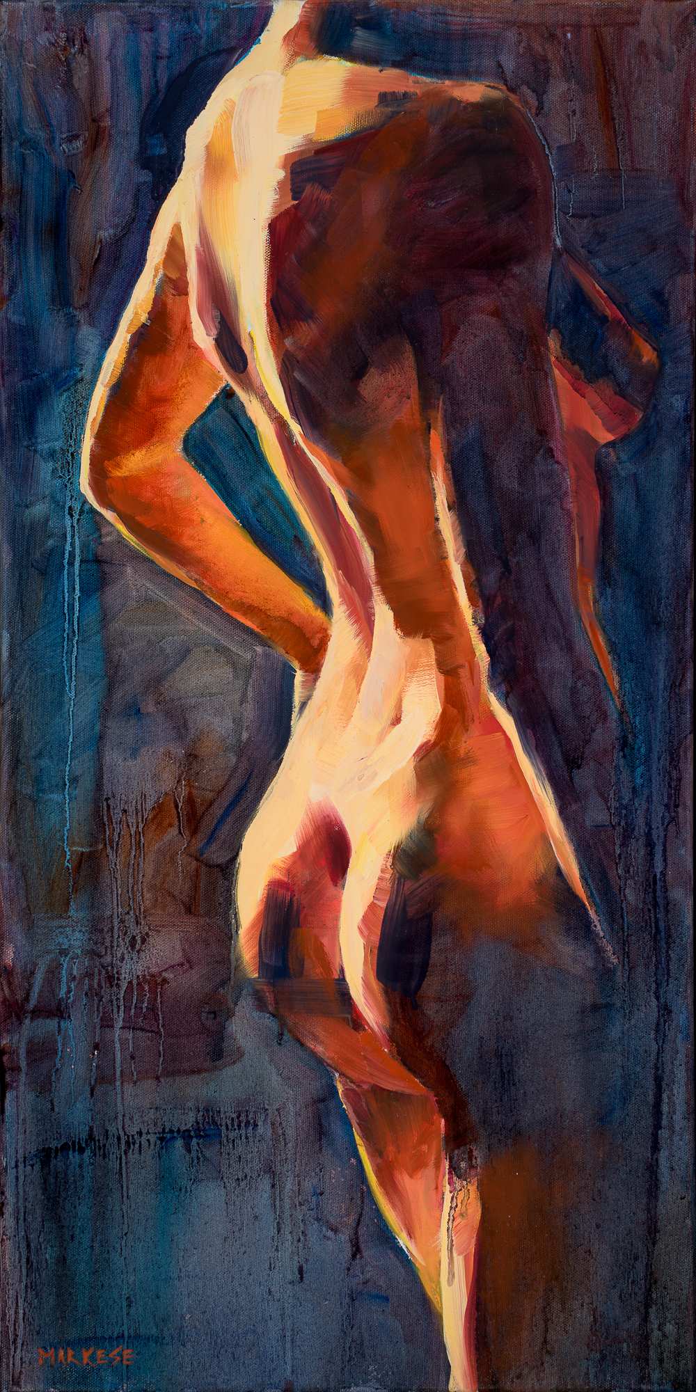 "I Was on Fire for You 1" is the inaugural piece in a captivating series that delves into the complexities of passion, lust, and vulnerability.